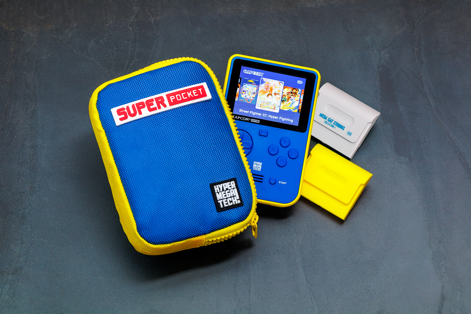 Super Pocket Case Blue/Yellow - Image 2