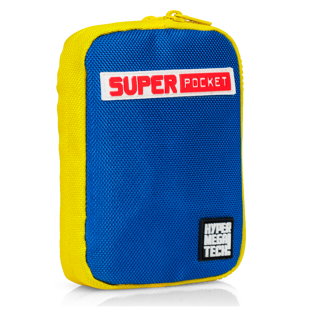 Super Pocket Case Blue/Yellow