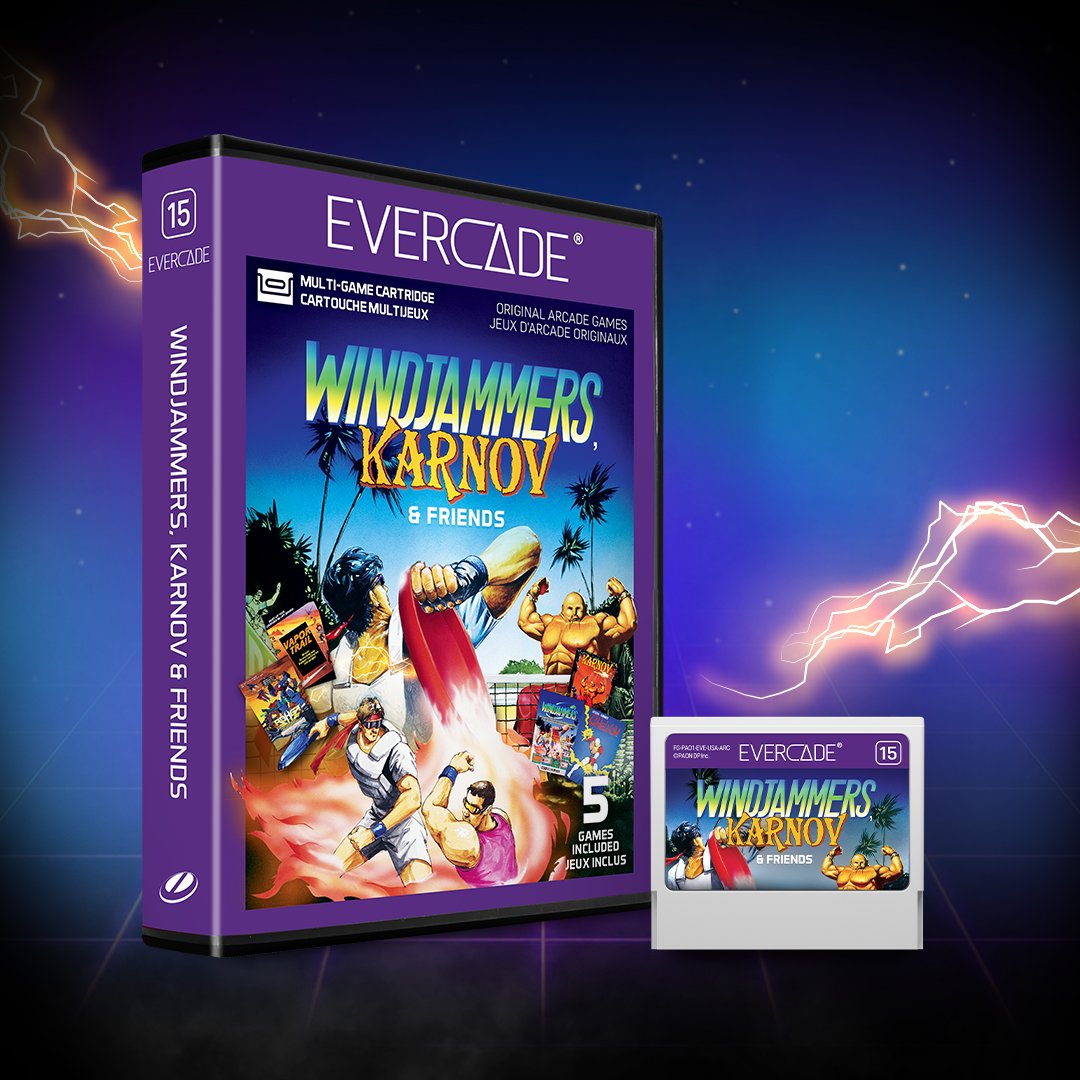 Evercade Windjammers, Karnov & Friends