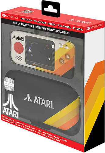 My Arcade Atari Pocket Player Pro with Travel Case