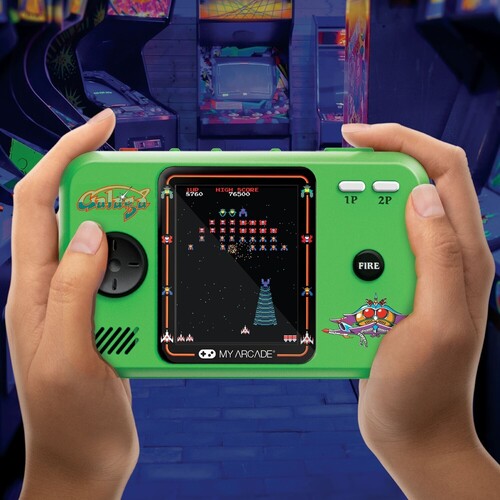 My Arcade Galaga Pocket Player Pro with Travel Case - Image 3