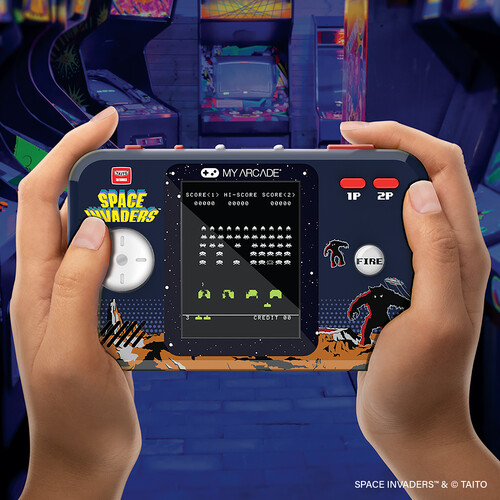 My Arcade Space Invaders Pocket Player Pro with Travel Case - Image 3
