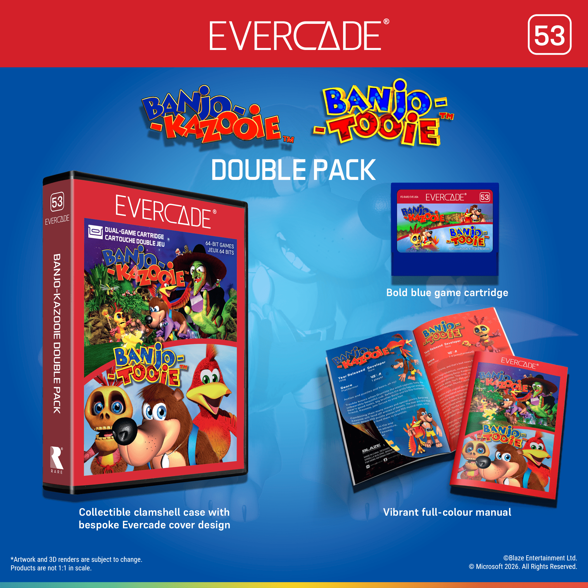Evercade Banjo-Kazooie Double Pack (pre-order Oct 30) - Image 3